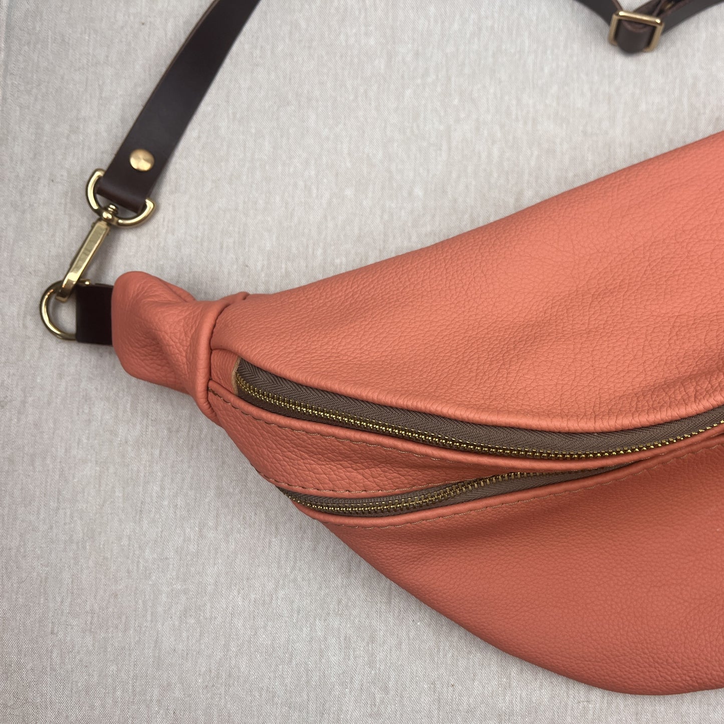 Wanderlust Large Bum Bag | Italian Matte Pebbled Calfskin
