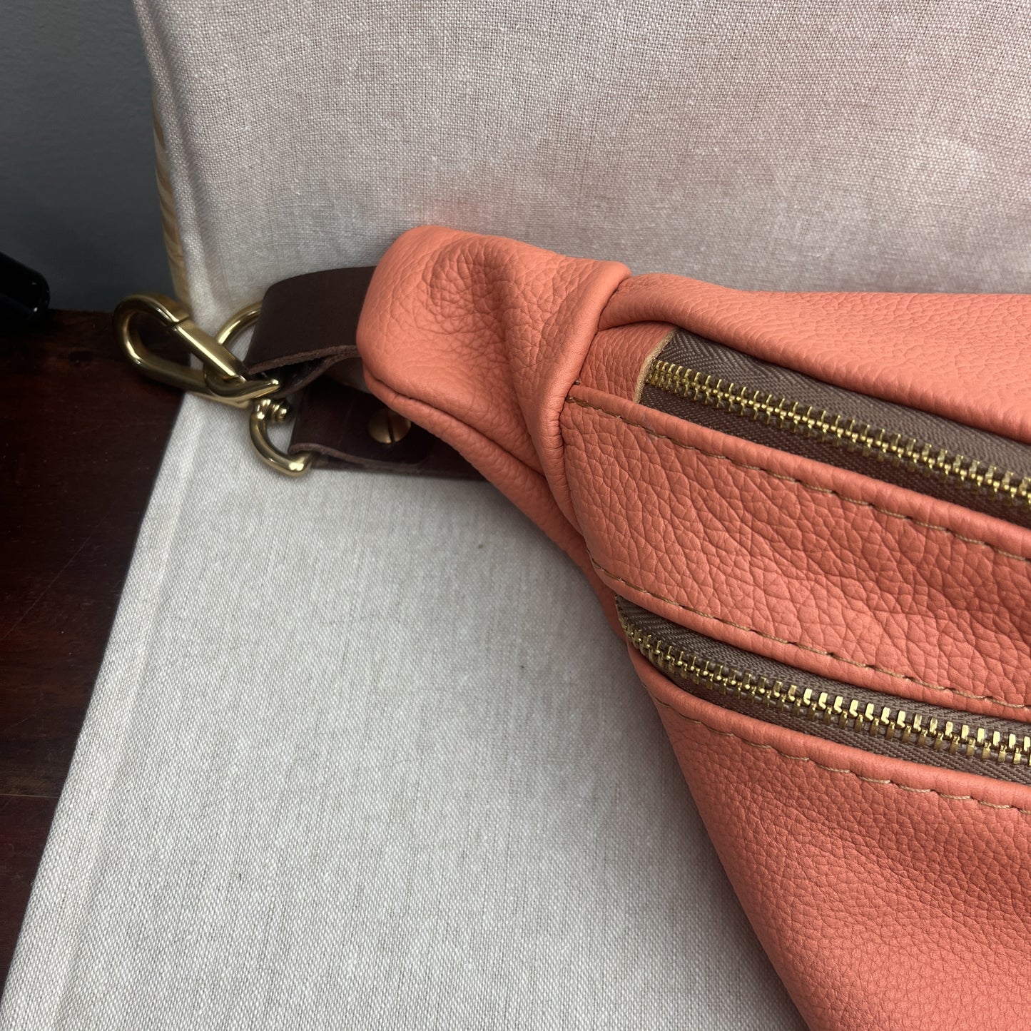 Wanderlust Large Bum Bag | Italian Matte Pebbled Calfskin
