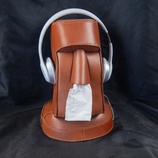 Moai home decor tissue holder